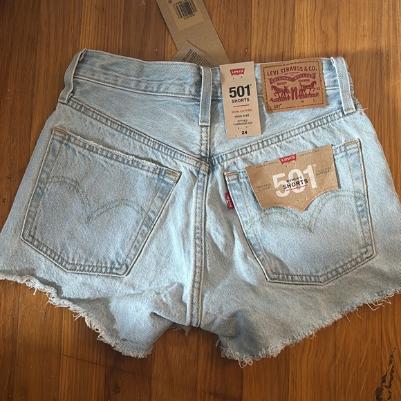Levi’s 24 501 Jean shorts - Picture 2 of 5
